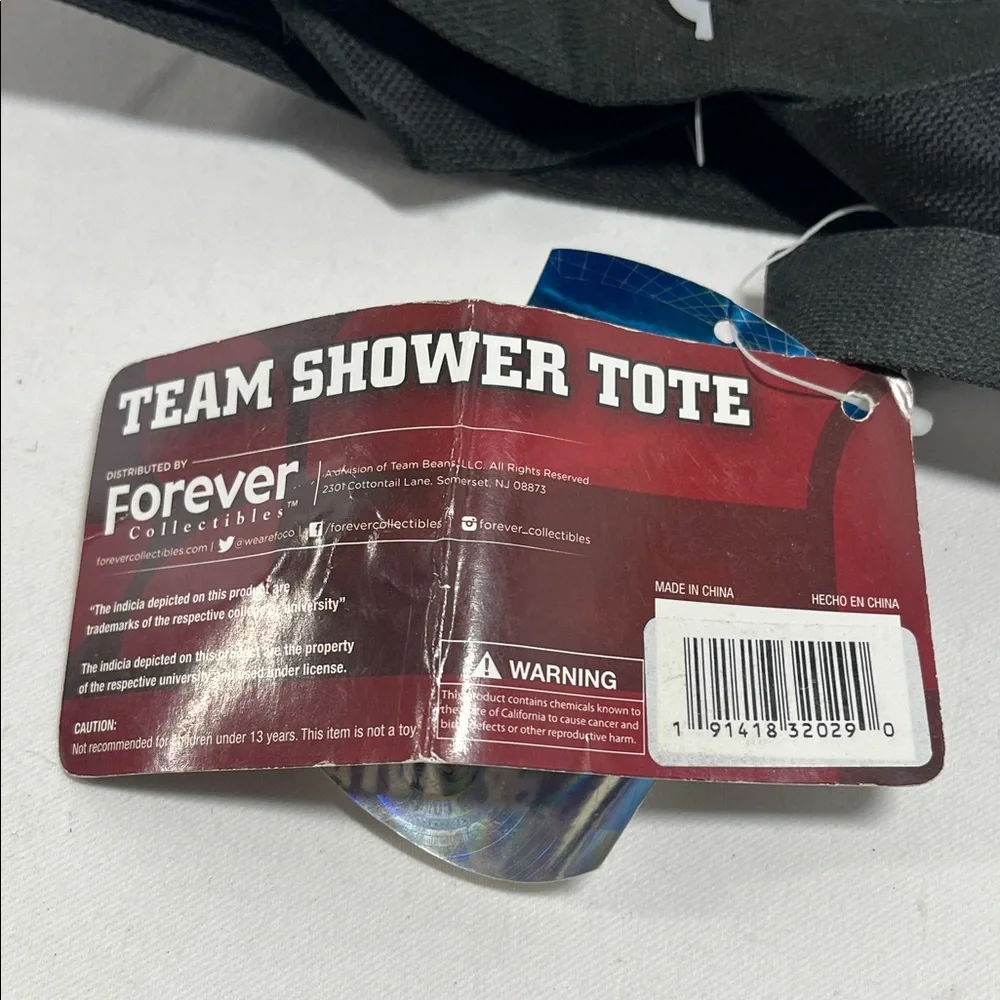 Black Mesh Team Shower Tote